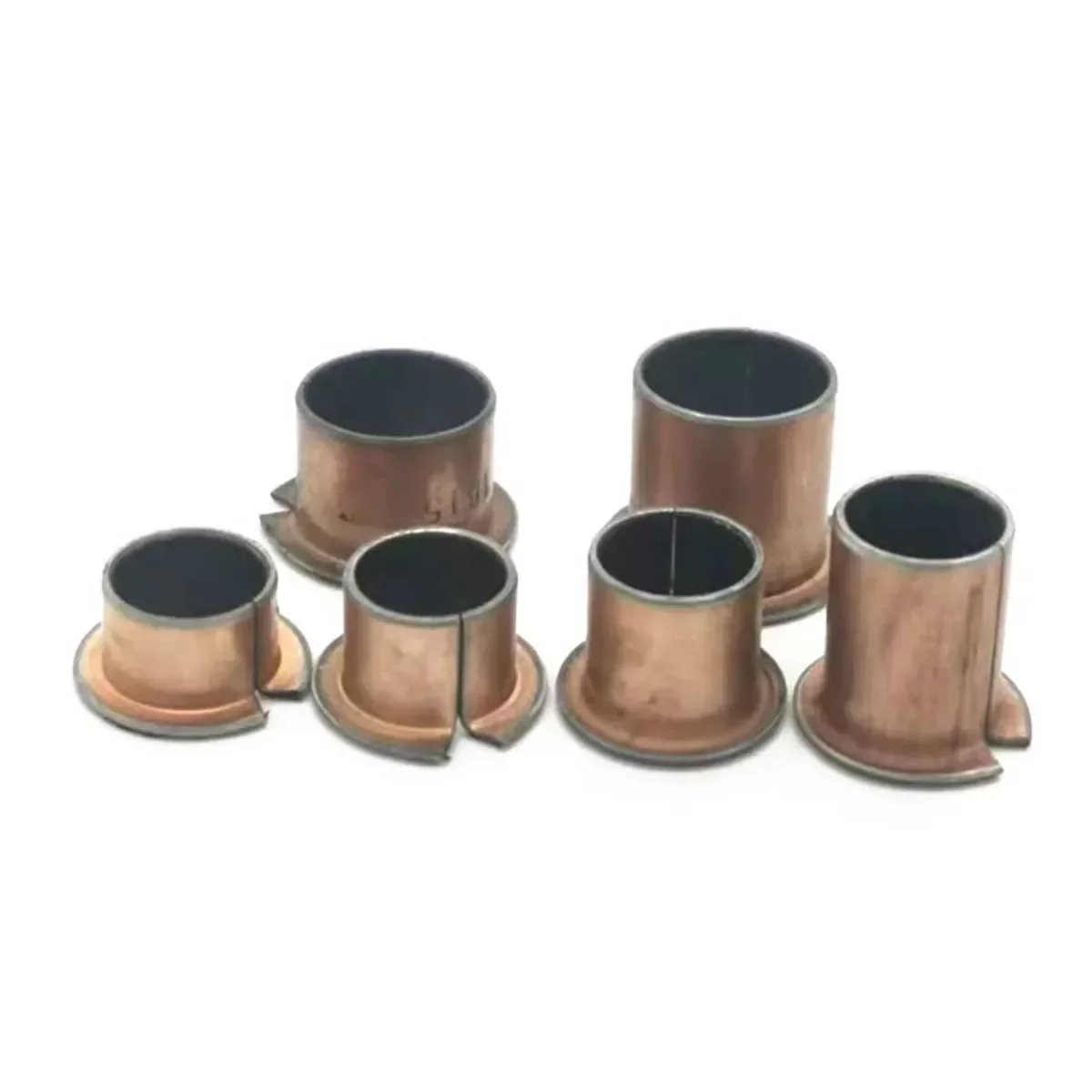 SF-1F Type Flanged Oil-Free Self-Lubricating Composite Copper Sleeve Sleeve Stepped Flange Bearing