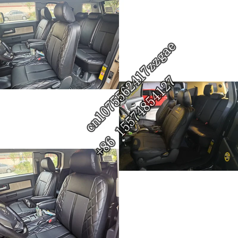 Seat Car Cover for  FJ Cruiser  Protector Fashion High Quality 3D Four Season PU Leather Set