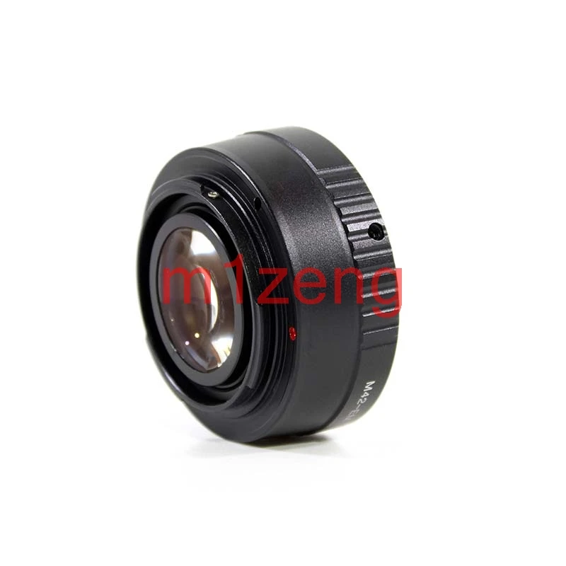 M42-EOSM Focal Reducer Speed Booster adapter ring for m42 42mm lens to canon EF-M EOSM/M2/M3/m5/M6/M10/m50/m100 camera