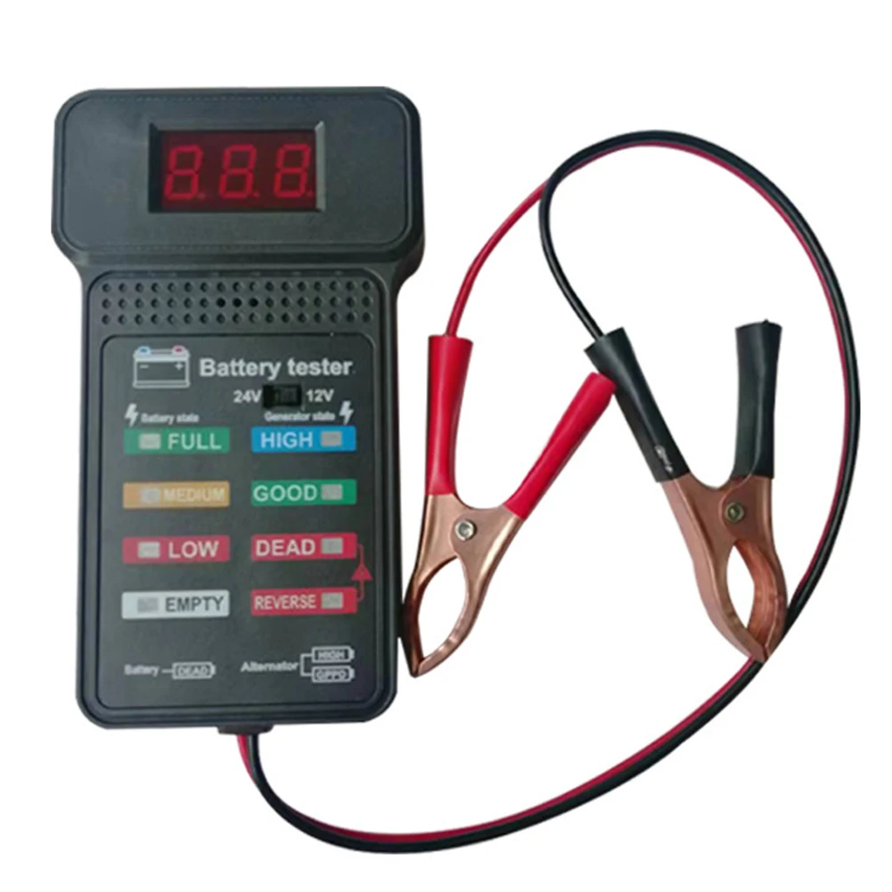 BT-171 12V Charging Cranking System Tester LCD Digital Car Battery Checker Diagnostic Tools Electricity Capacity Indicator