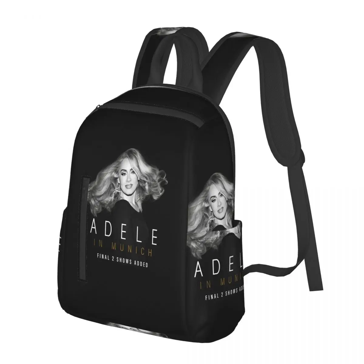 

Cool Singer Adele Tour 2024 Music Album Backpack School Bag Hiking Travel Daypack for Boys Girls Fashion Bookbag Shoulder Bags