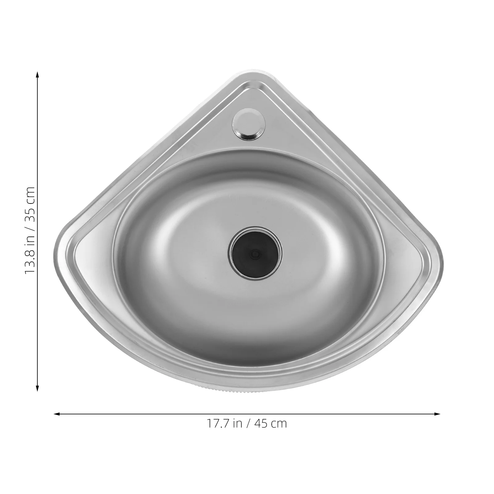 1 ชุดอ่างล้างจานสแตนเลส Motorhome ล้างจานอ่างล้างจาน Camper ชามเดี่ยวสแตนเลสเคาน์เตอร์ห้องน้ําอ่างล้างหน้าสแตนเลส