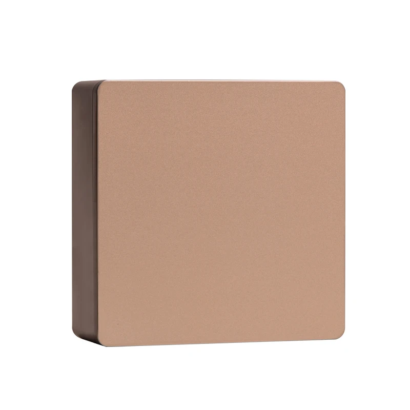 Square Rectangle Tin Metal Iron Box for Gift Present Box with Customized Picture or Logo Matt Surface print available