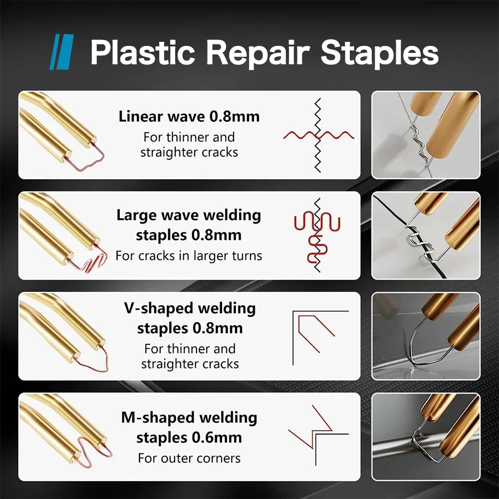 Imagem -03 - Soldador de Plástico sem Fio com Aquecimento Rápido Soldagem Gun Electrichot Grampeador Machine Car Bumper Repair Tools Makita 18v sem Bateria