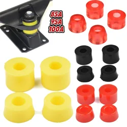 4Pcs 85A 95A 100A Skateboard Truck Bushings Longboard Replacement Pivot Cups Shockproof Skateboard Accessories Pivot Tube Parts