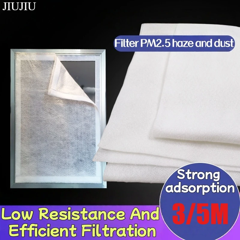 DIY PM2.5 Electrostatic Filter Cotton Anti Haze Window Screen Dust Collector Household Window Breathable Purification Net