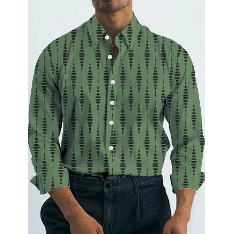 

Men's Retro 70s 3D Printed Long Sleeve Shirts Tops Vintage Hawaii Beach Shirt And Blouse Male Streetwea Tops