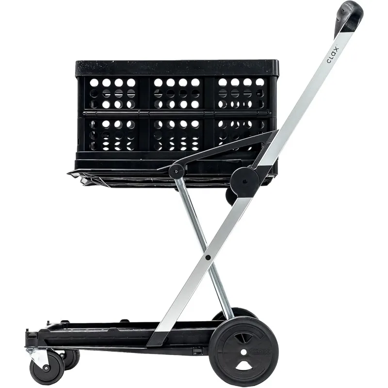 The Original  Made in Germany Multi use Functional Collapsible carts Mobile Folding Trolley Shopping cart with Storage