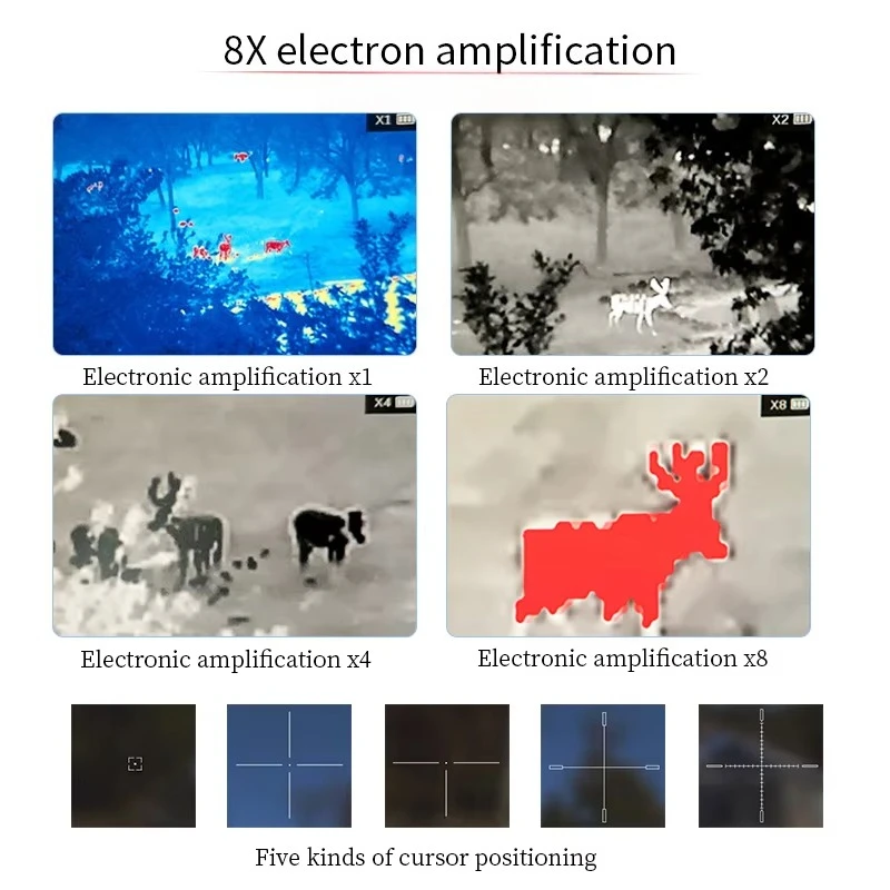 Rangefinder with side-mounted external screen M50 thermal vision and aiming dual-purpose thermal imaging