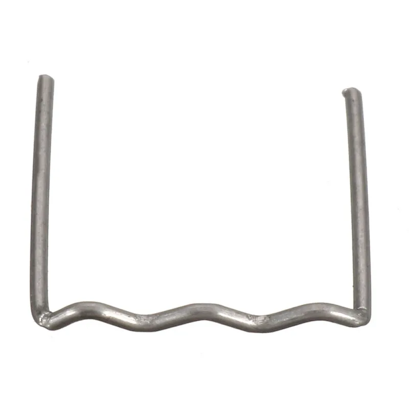 100 Pcs Corrugated Staples 0.6/0.8mm, Precut Wavy Body Staples for Car Dent Repair Kit, Auto Collision Repair Tool