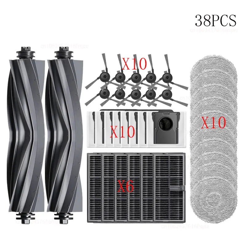 Voor Dreame X40 Ultra/X40 Pro Accessoires Rubber Belangrijkste Zijborstel Mop Doek Stofzak HEPA Filter Robot vacuüm Vervangende Onderdelen