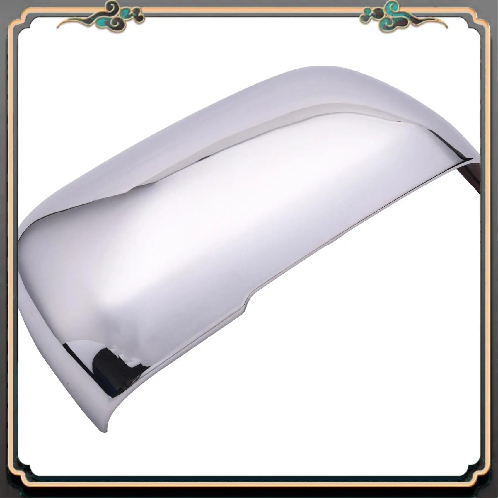 

ABS Chrome Side Mirror Decorative Covers Trims For Mitsubishi Pajero 2007-2019