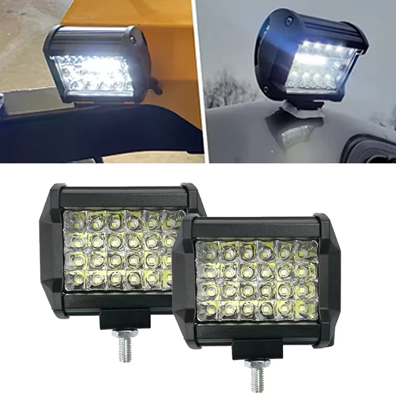 

Светодиод Barre lumineuse для автомобилей, phares antibrouillard, Lumière Blanche de Travail, Техническое обслуживание, Модификация de Moto, 24 светодиода