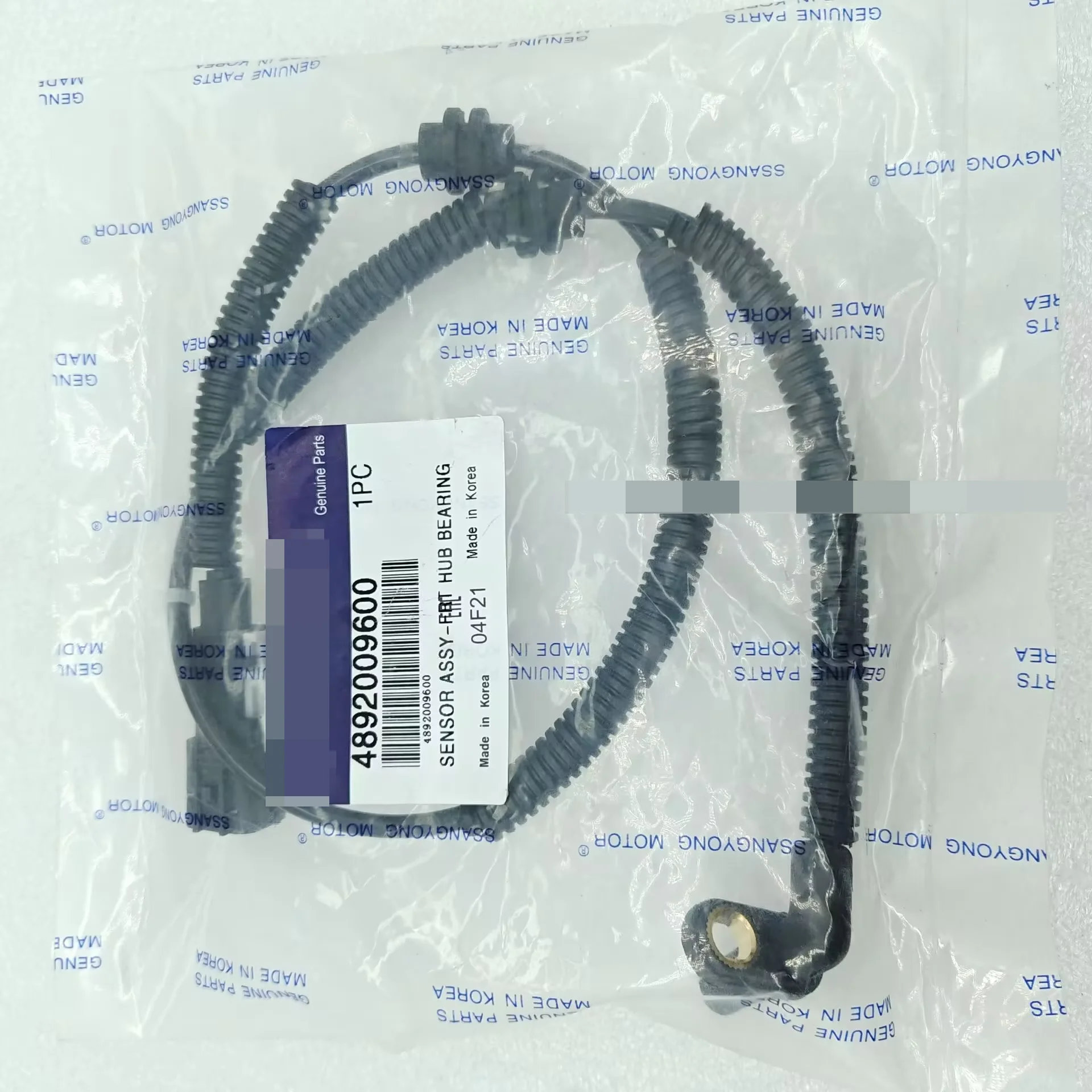 

SENSOR ASSY-FRT HUB BEARING For Ssangyong ACTYON KYRON REXTON 4892009600