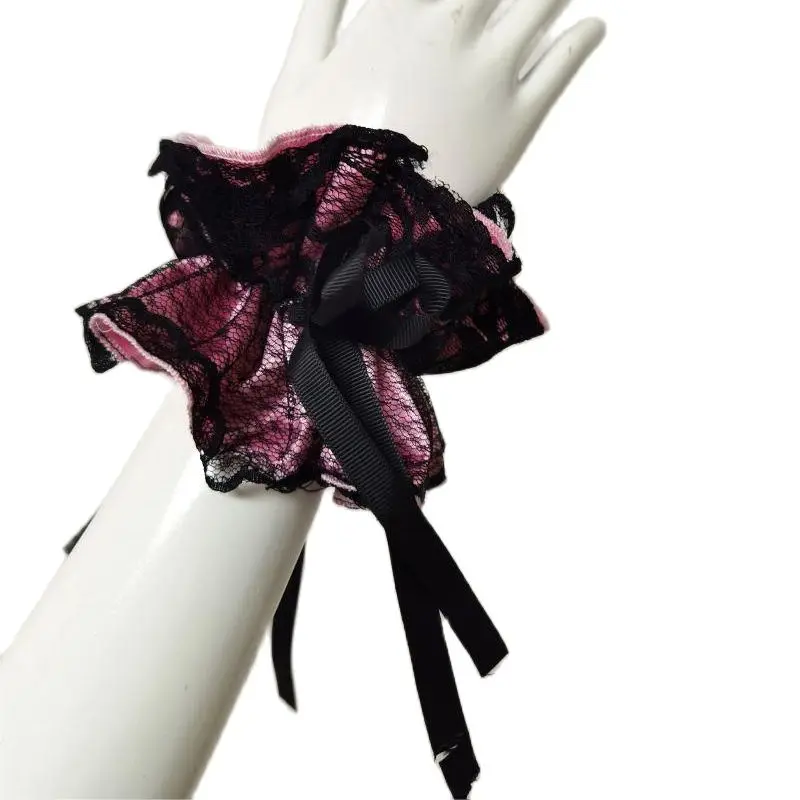 Veelkleurige Volwassen Gigantische Baby Sexy Meisje Roze Dun Satijnen Gezicht Sissy Handband Meid Rollenspel Gothic Maatwerk