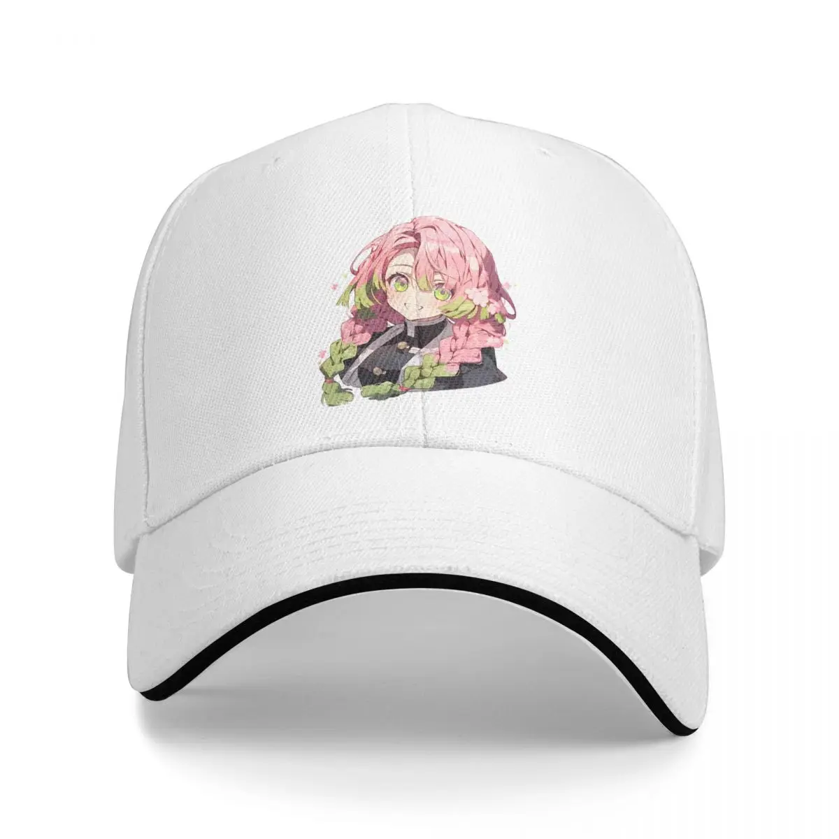 Cute Love Demon Slayers Baseball Caps Retro Japanese Anime Nezuko Sandwich Cap Unisex Polyester Sun Hat Outdoor