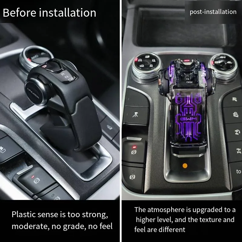 Crystal Gear Shift Suitable for Tank 300 luminous crystal gear 400 Haval second-generation H9 Raptors big dog H5 Cool Dog car in