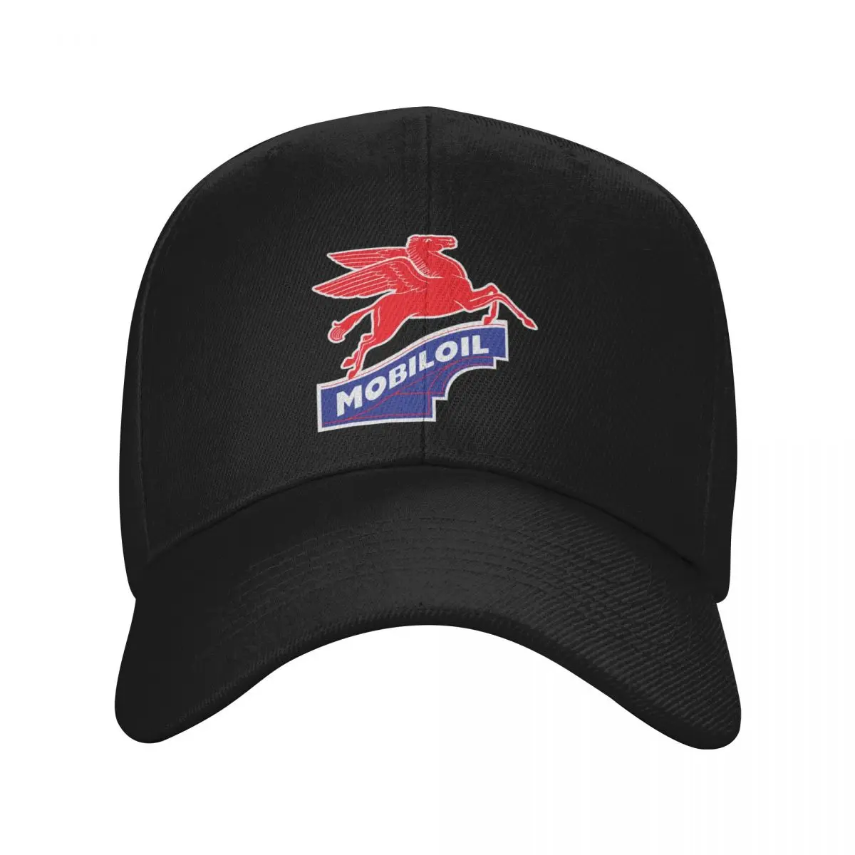 Mobil oil Gas Station Vintage Sign - logo 1930 Baseball Cap Golf Hat black foam party Hat Hats Woman Men's