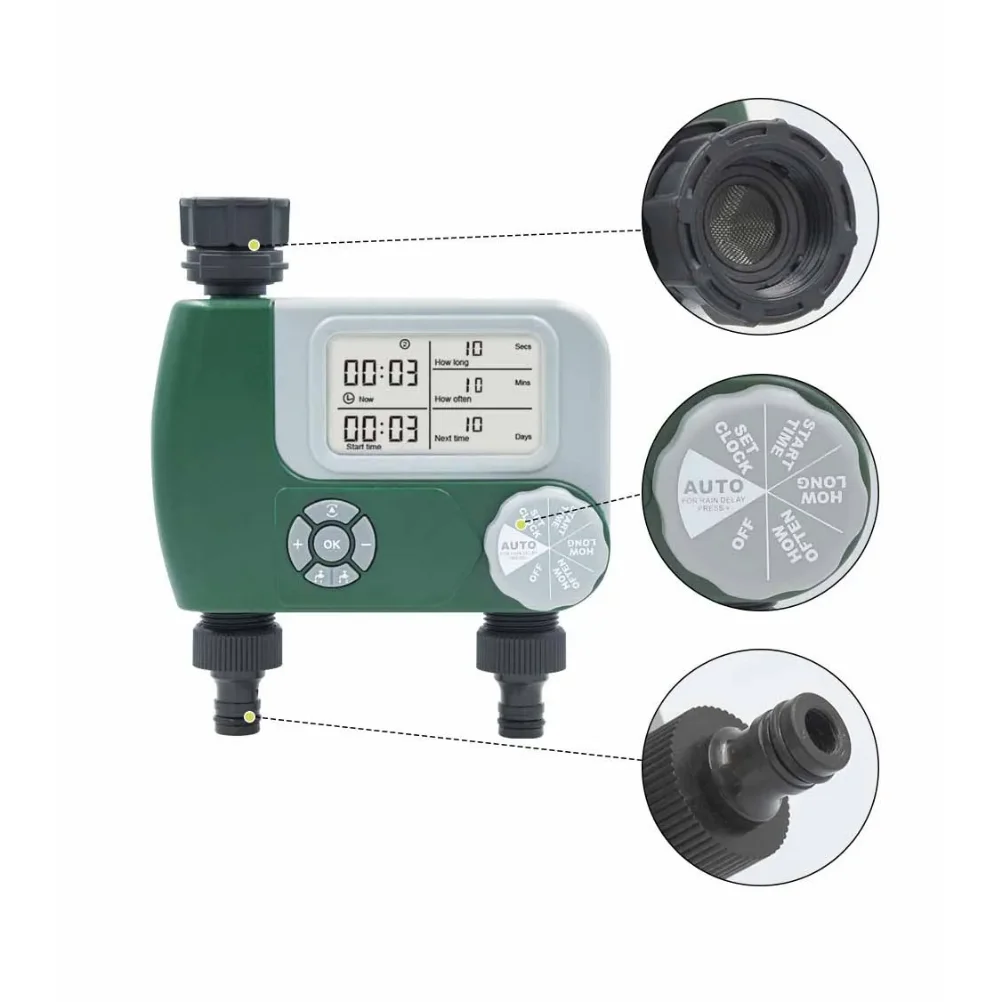

Garden Watering timers Automatic Watering Sprinkler System Outdoor Programmable Irrigation Controller