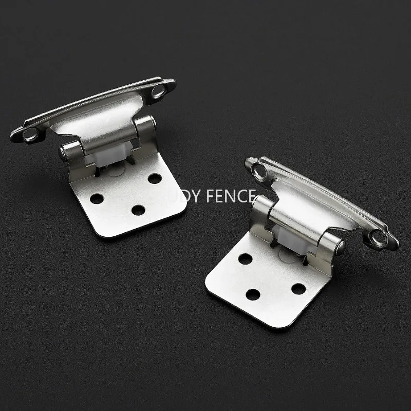 4PCS 1/2 Inch Cabinet Iron Hinge, Kitchen Cabinet Door Hinges, Furniture Hinges, Household Hardware Accessories, with Screws