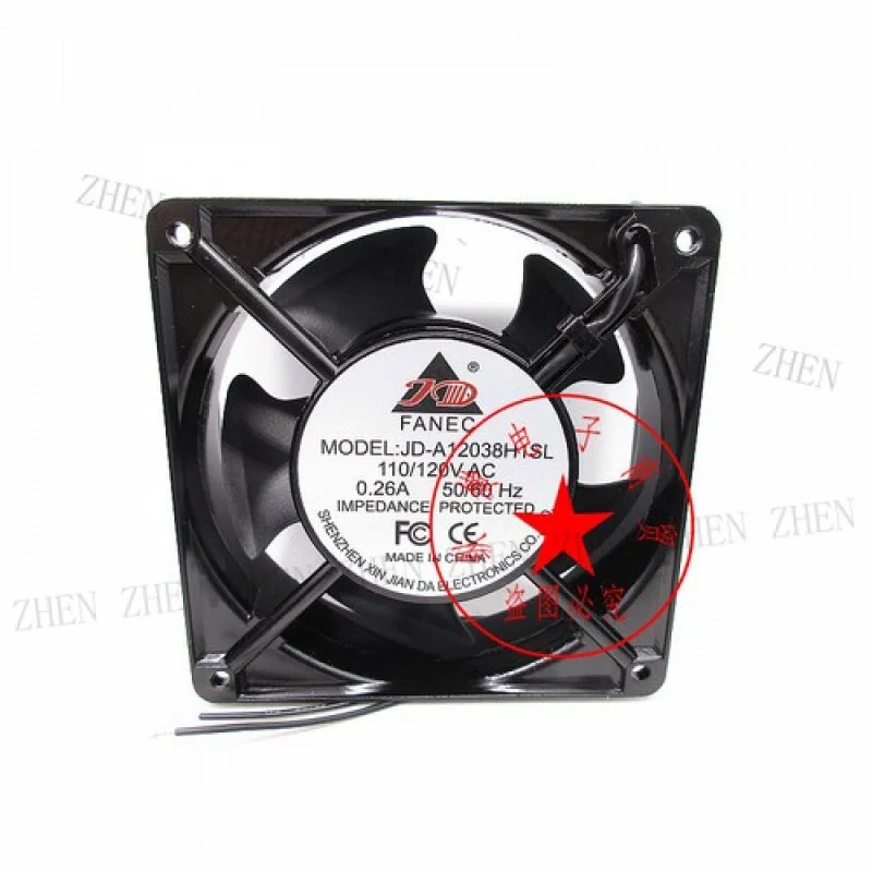

Y 1 шт. для FANEC JD-A12038H1SL AC110/120 В 0,26 А 12038 12 см вентилятор охлаждения шкафа *