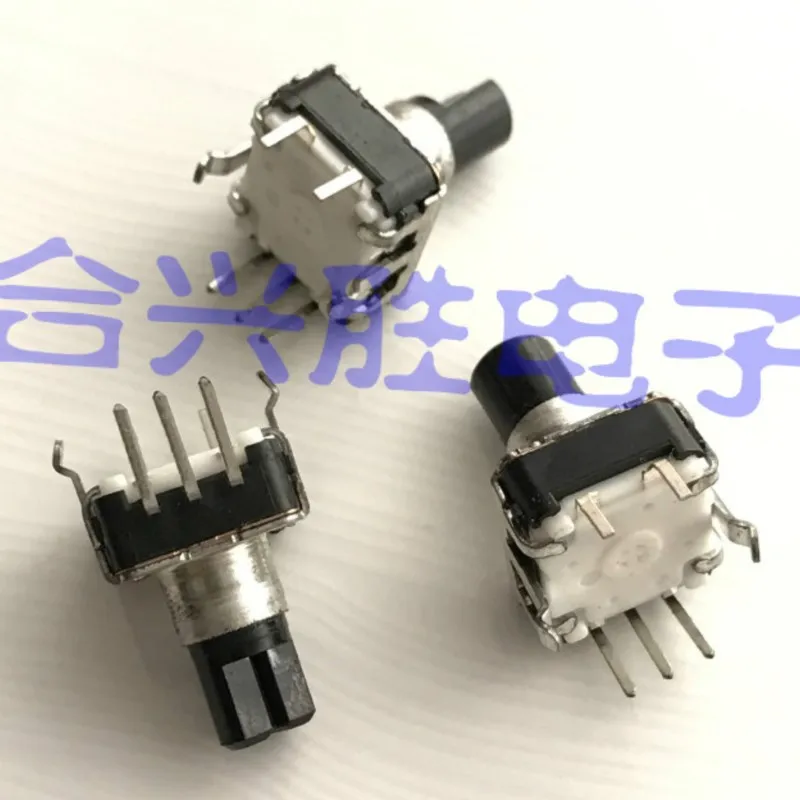 1 Piece EC12 Type Rotary Encoder With Push Switch 24 Positioning Pulses Shaft Length 12MM