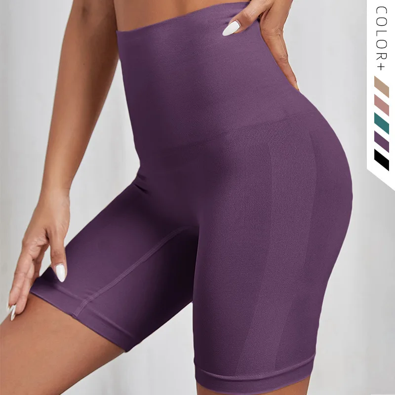 New-Border Yoga Pants Fifth PantsFeel Summer Shaping Pants Seamless Pregnant Women Postpartum Strong Effect Abdomina