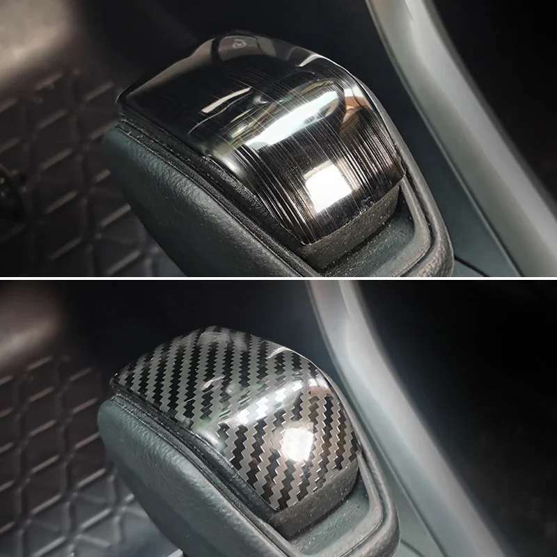 For Toyota RAV4 XA50 2019 2020 2021 2022 2023 2024 RAV 4 Hybrid Car Gear Shift Knob Gear Head Cover Stainless Steel Accessories
