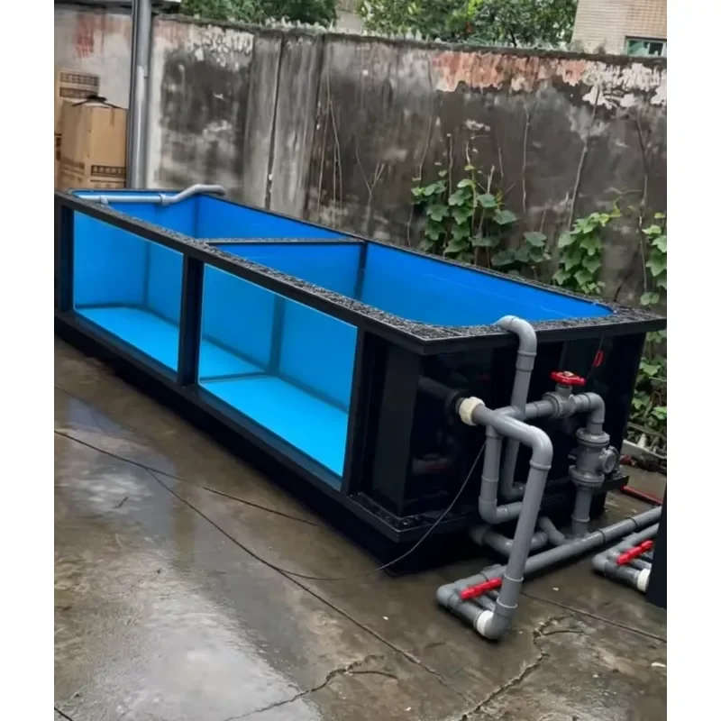 Large-scale square Modular FRP Aquaculture Tanks, Featuring an Eco-friendly and Corrosion-resistant Design Suitable for Use