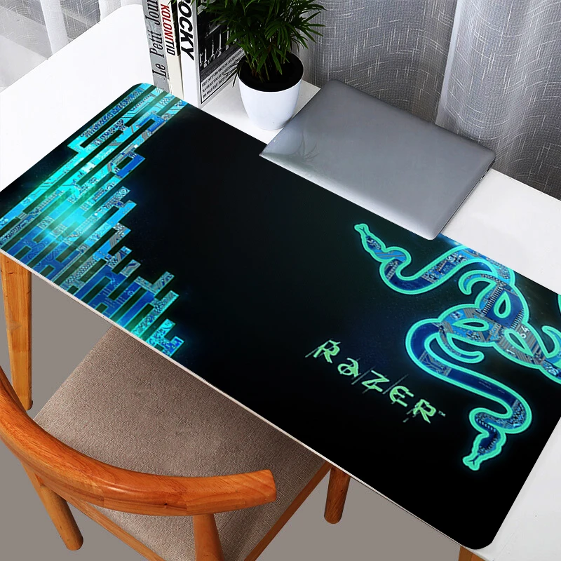 RAZER مسند الماوس كبير ماوس الوسادة ألعاب لوحة المفاتيح ماوس الكمبيوتر حصيرة مكتبية لوحة الألعاب ماوس الحصير ل CS الذهاب LOL 900x400mm #1