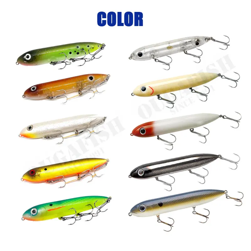 Artificial Isca Pencil Bait Flotante 96-120mm – señuelo duro para blackfish - imagen 5