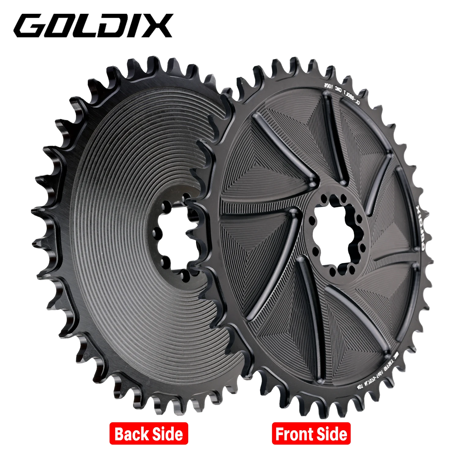 GOLDIX 8-Bolt Bicycle Chainring Wide and Narrow Teeth AERO