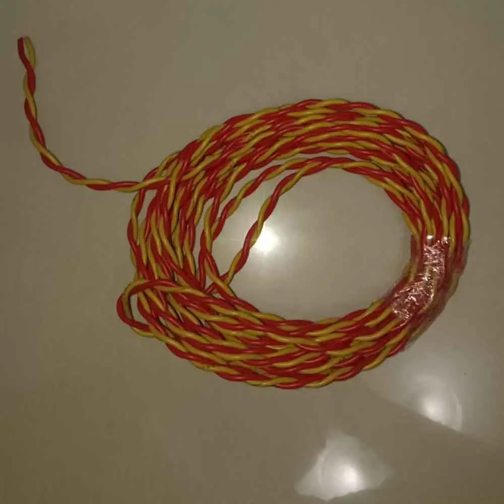 Copper Cores Twisted Pair Electric Wire Firefighting Signal Transmission Home Cord 0.5mm Engineering Special EL Cable Clearance