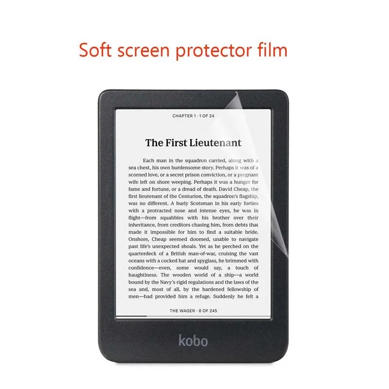 Clear HD Screen Protector Plastics Soft Film For Kobo Clara colour 2024/Kobo libra colour 2024,  2pcs