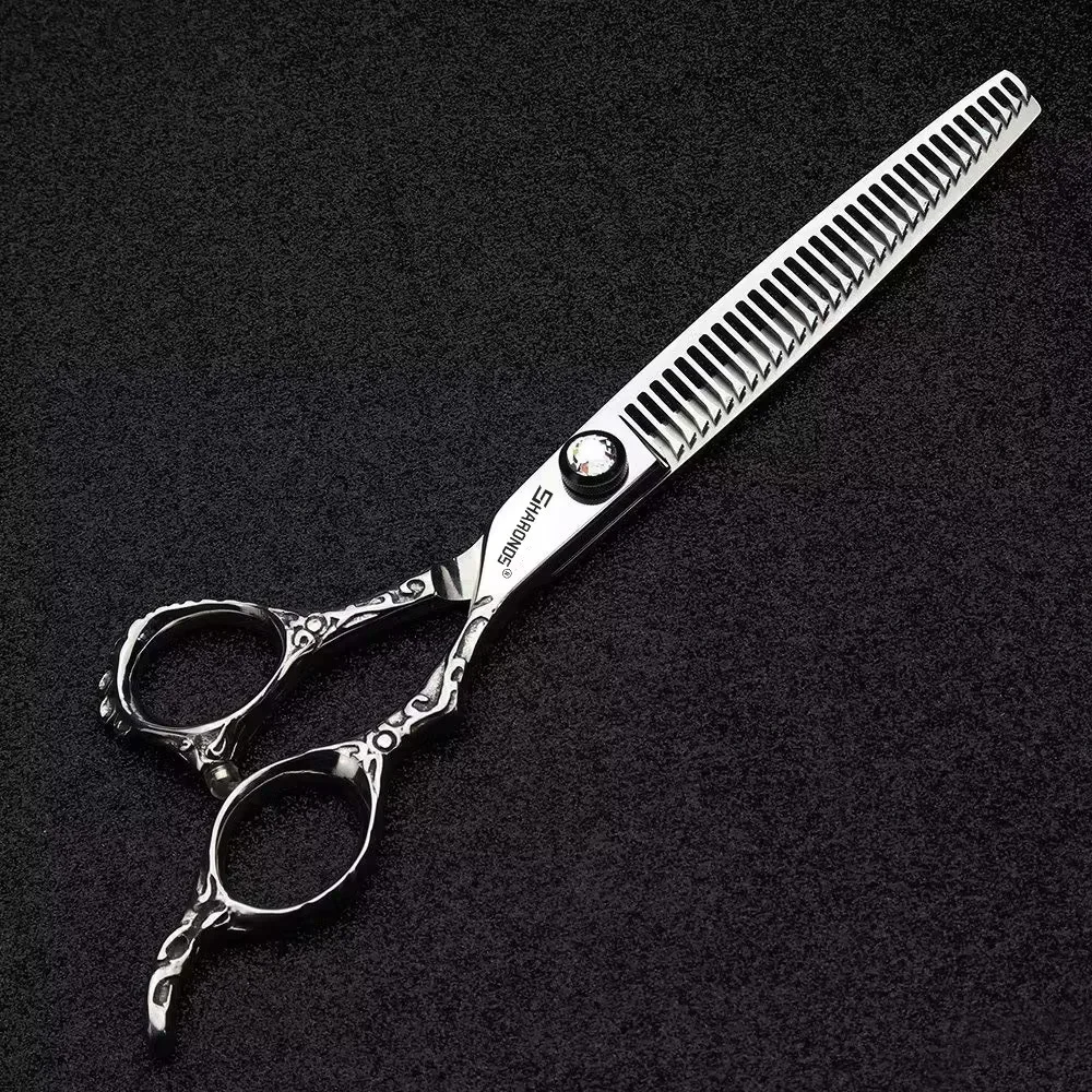 SHARONDS 7 Inch Hairdressing Scissors Specialized Cutting Tool Flat Clippers Traceless Tooth Professional Shear Hair Scissors