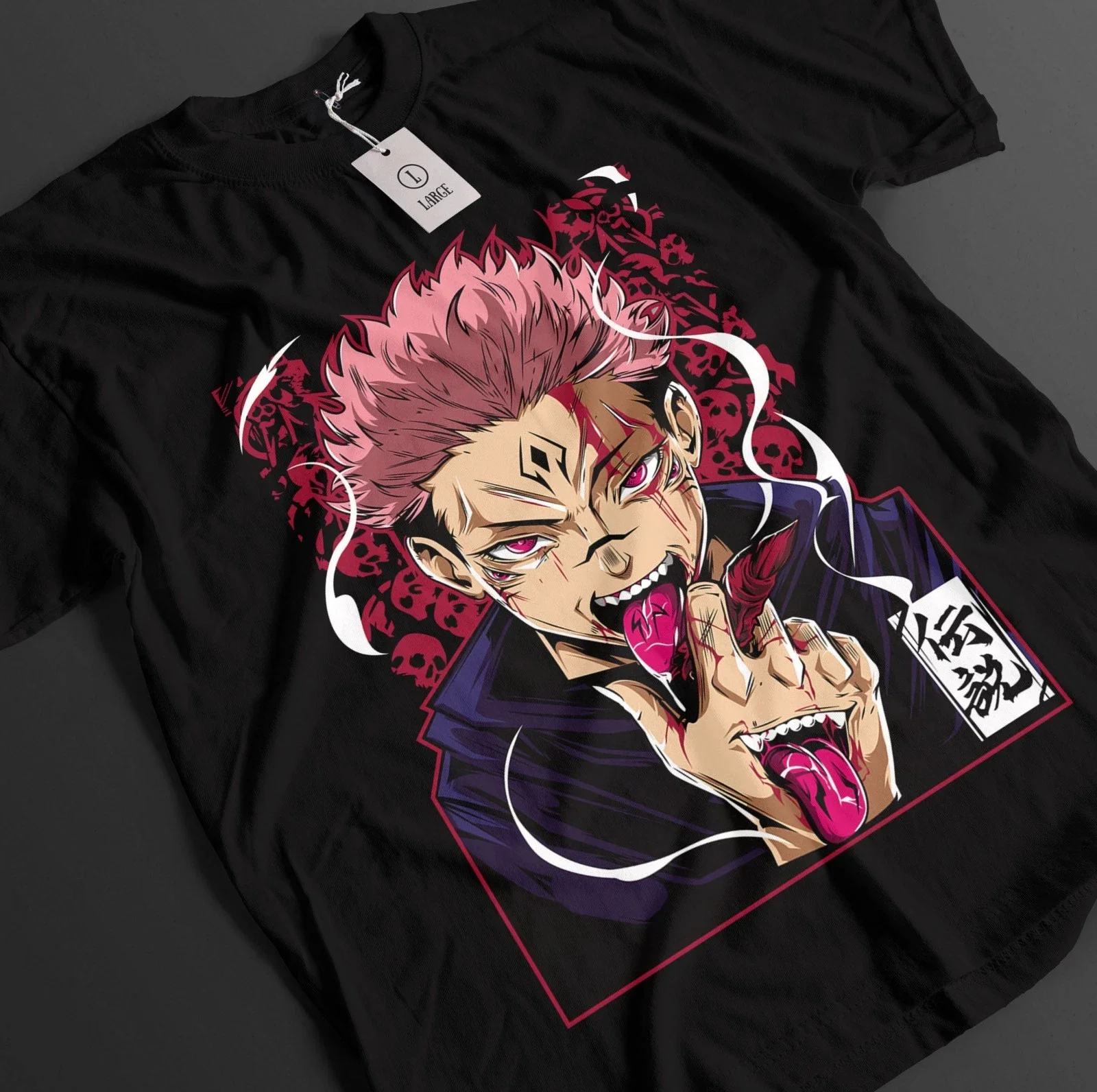 2026 Summer Jujutsu Kaisen Retro Cosplay T-shirt Men's Super Casual Cotton Printed Short-sleeved Unisex Children's Sports Shirt