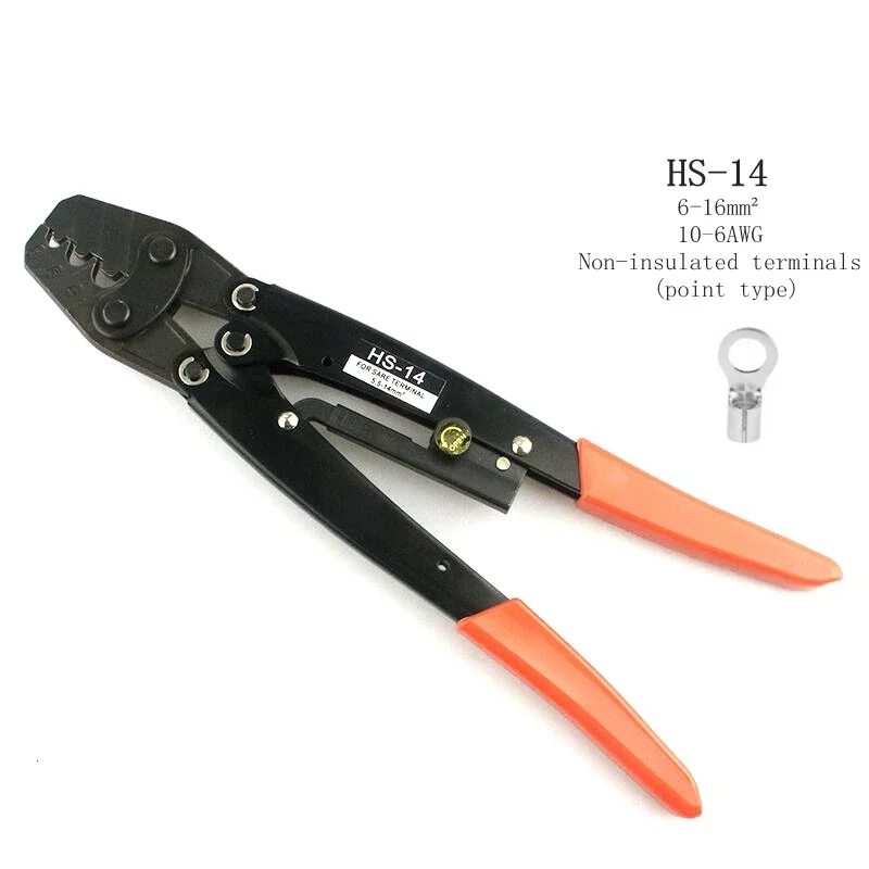 HS-16 HS-14 HS-8 HX-10 HX-16 Japanese Style Crimping Plier For Ratchet Non-insulated Terminal Crimping Tools