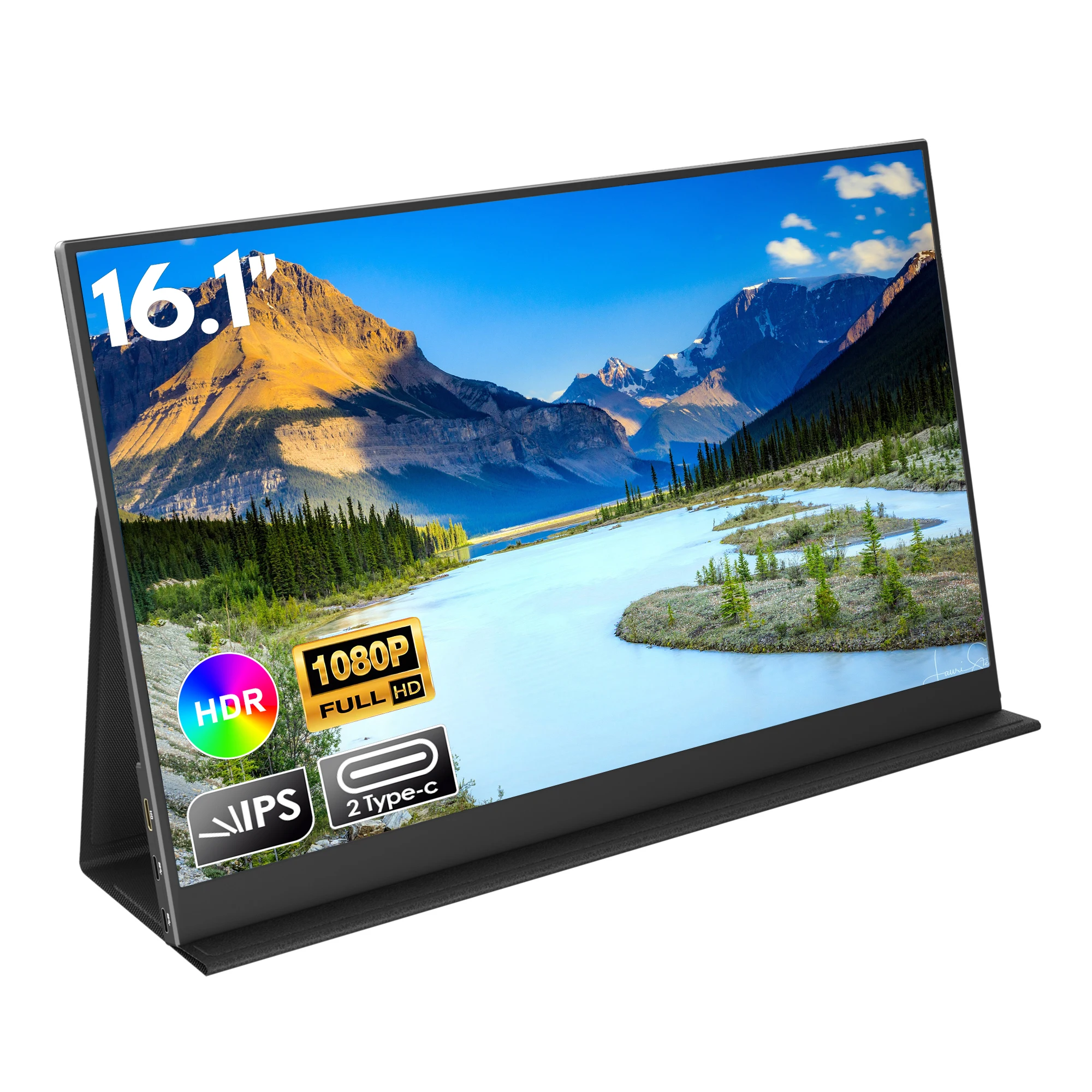

2024 New Full HD Computer 2.5K Display External 16.1inch 144Hz IPS Screen Portable Gaming monitor for Game