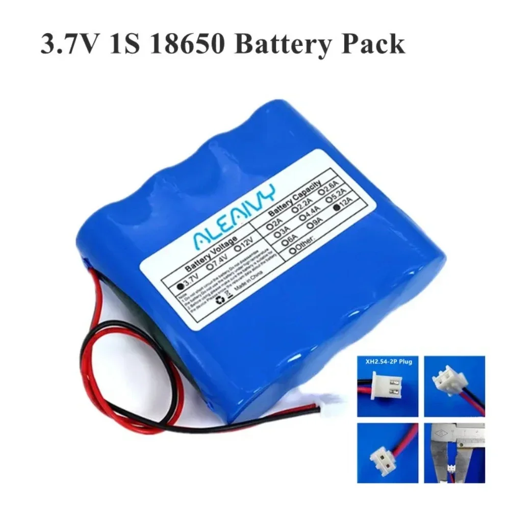 

3.7V 18650 lithium battery 10500mAh/12000mAh 20000mAh Rechargeable battery pack megaphone speaker protection board+XH-2P Plug