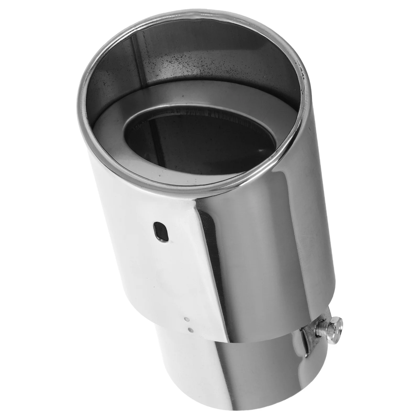 

Car Exhaust Tip 5.7 Inch Stainless Steel Universal Fit Straight Silver Tailpipe For Most Vehicles Durable High-Temperature