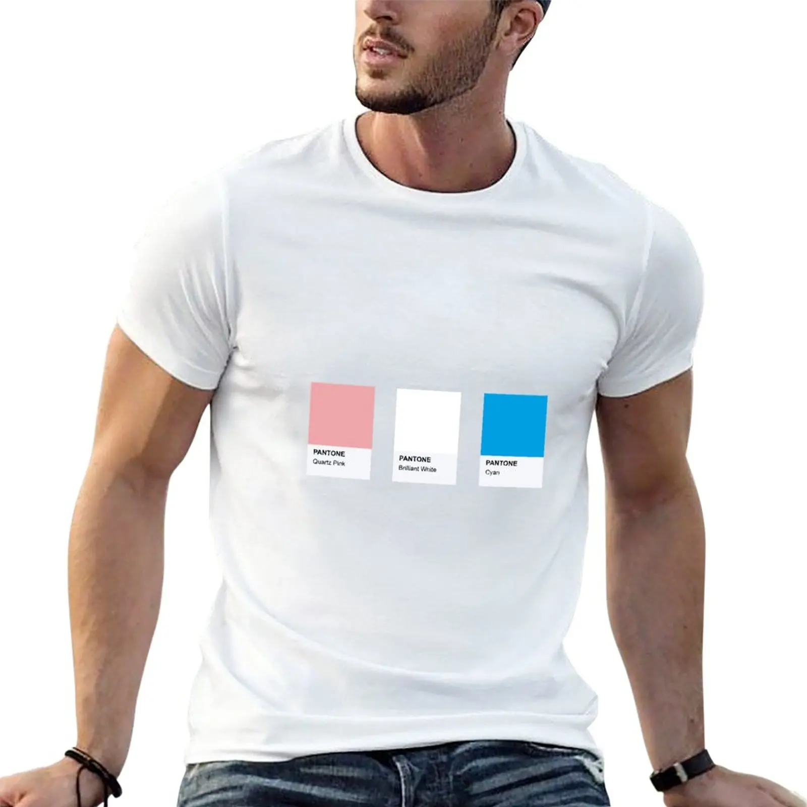 

New LGBT COMMUNITY TRANSGENDER GAY PANTONE T-Shirt plain t-shirt summer clothes men clothes
