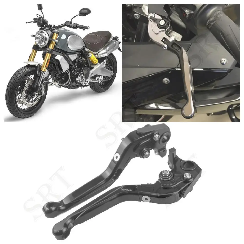 

Fit For Ducati Monster 400 620 695 696 796 Motorcycle Adjustable Folding Extendable Brake Handle Clutch Levers 2004-2014