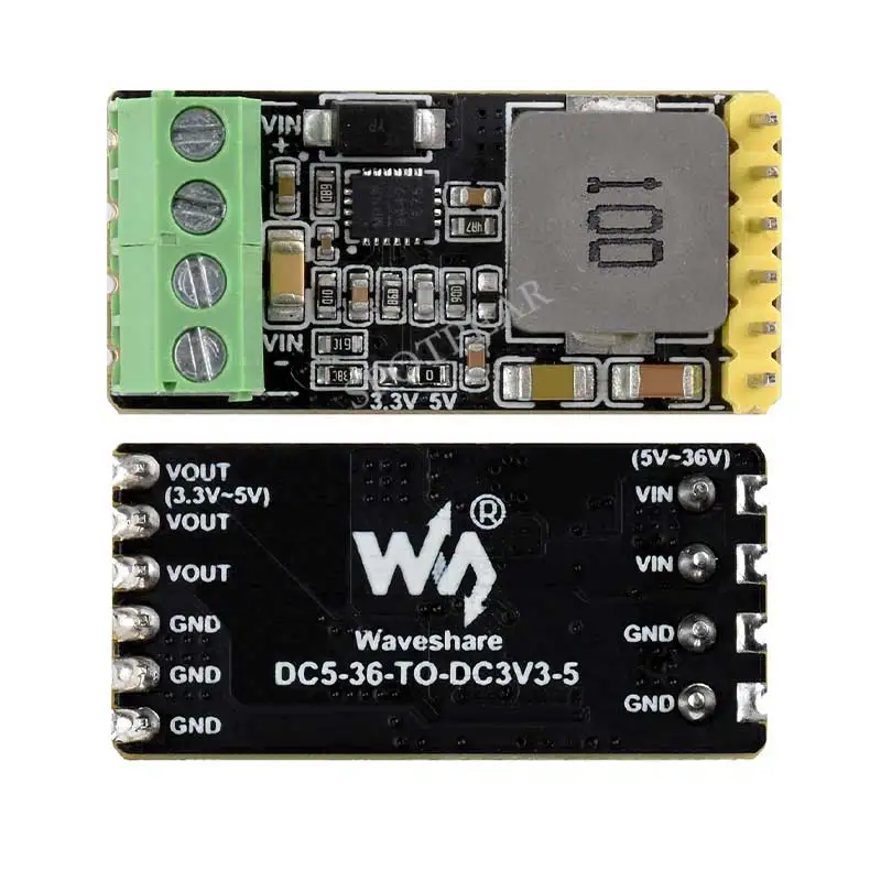 DC-DC Step-Down module Mini voltage Moudle Input 5~36V voltage Output  5V/3.3V 4A