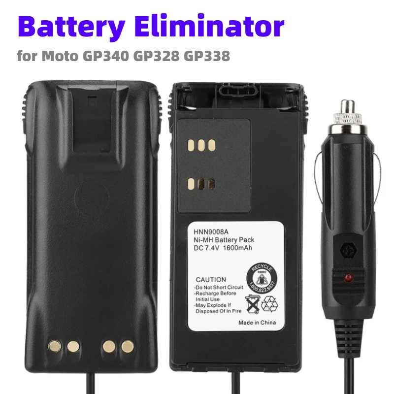 

Car Battery Eliminator Charger Adaptor for Motorola GP320 GP328 GP329 GP338 GP340 GP360 GP380 GP680 HT750 PRO5150 MTX850 Radio