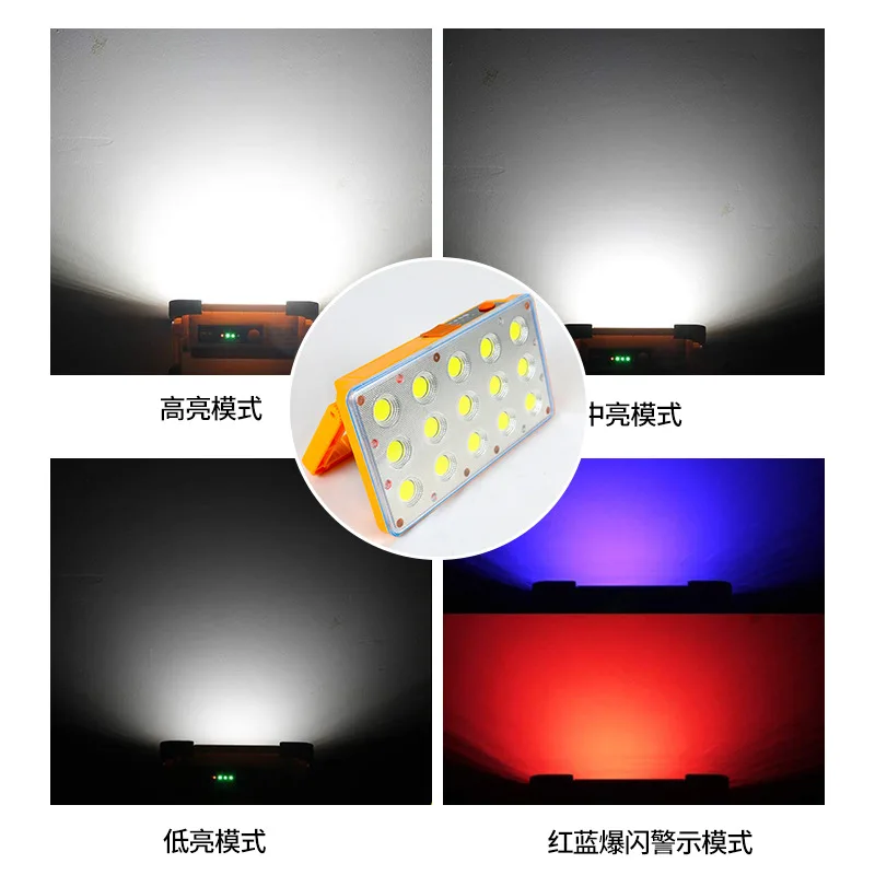 Outdoor Power Outage Emergency Light LED High Light Lighting Camping Lamps Solar Rechargeable Light Super Bright Tent Stall Lamp