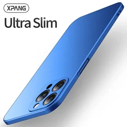 Cases For APPLE iPhone 16 16e 15 14 13 12 11 Pro Max Plus Mini Ultra Slim Matte Case Lightweight Hard Plastic Shockproof Covers