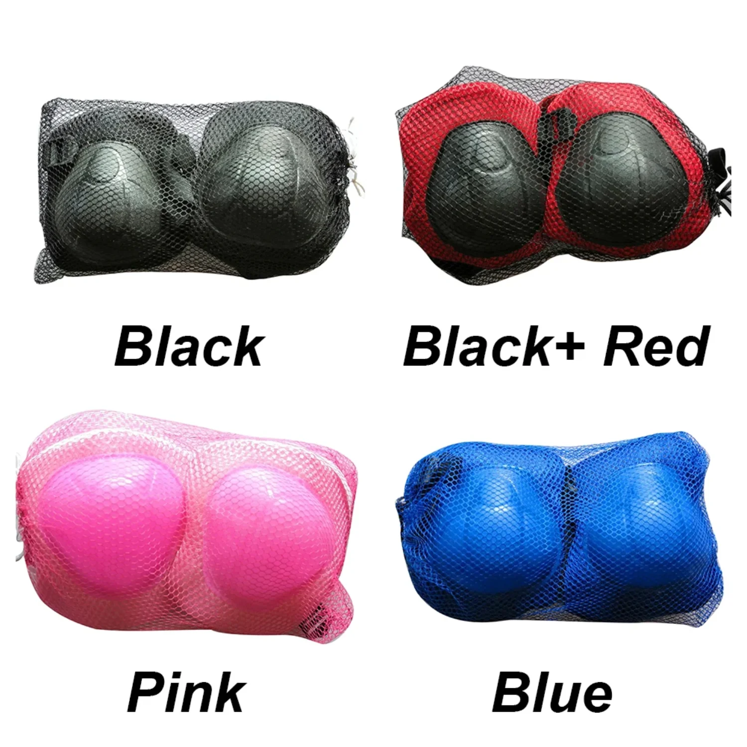 6pcs Roller Blading Protection Gear Set Outdoor Children Handguard Adjustable Knee Pads Safety Body Accessories Sports Sponge