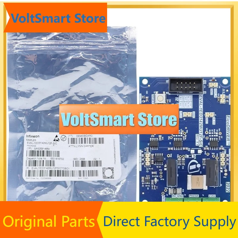 VoltSEVAL-1ED3142MU12F-SIC Gate Driver IC Development Board For High-Frequency Applications