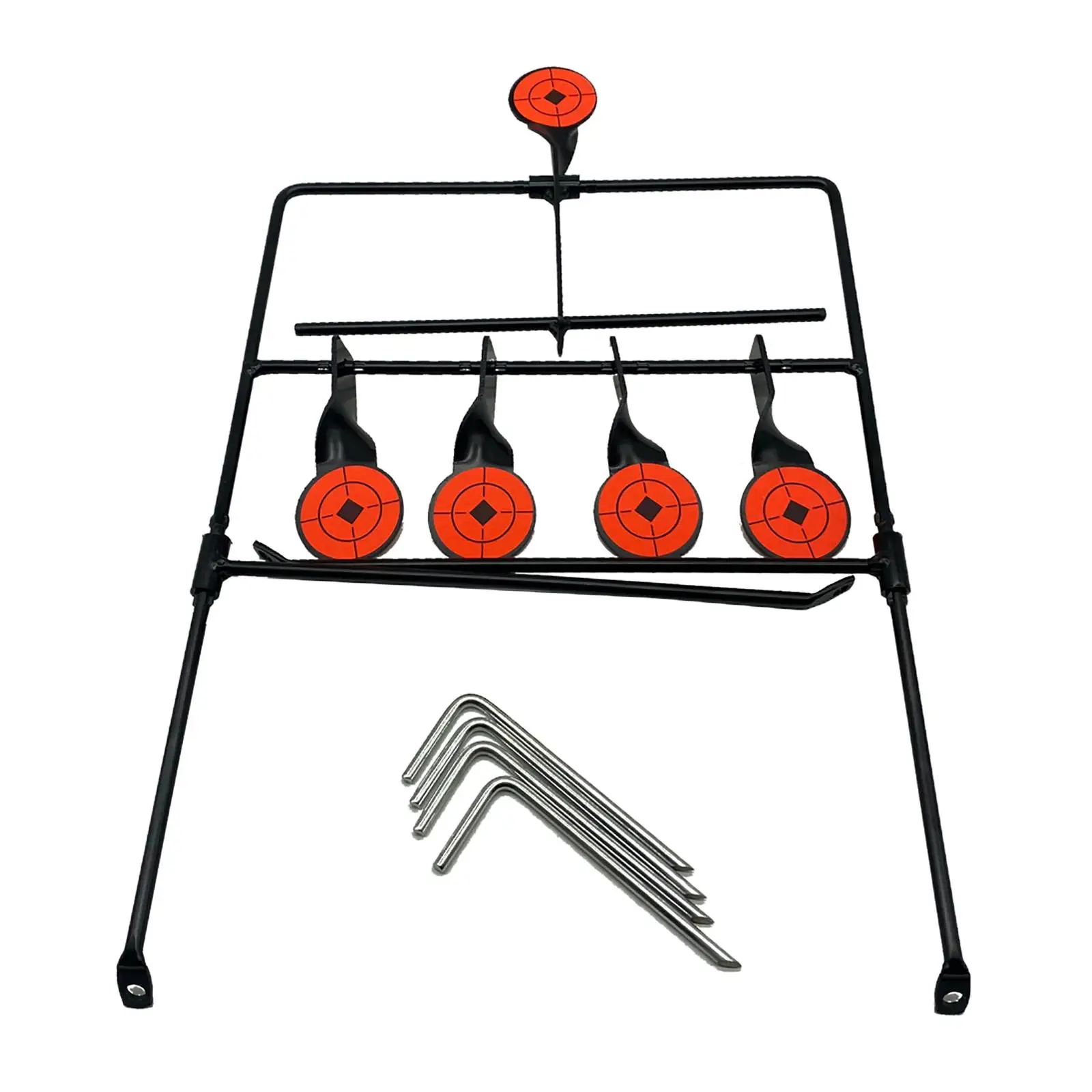 Compact Self Resetting Targets Target Stand Archery Hunting