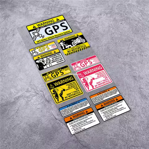 Funny Do Not Touch My Motorbike GPS Car Stickers Tape Auto Window Body Decal Graffiti Applique